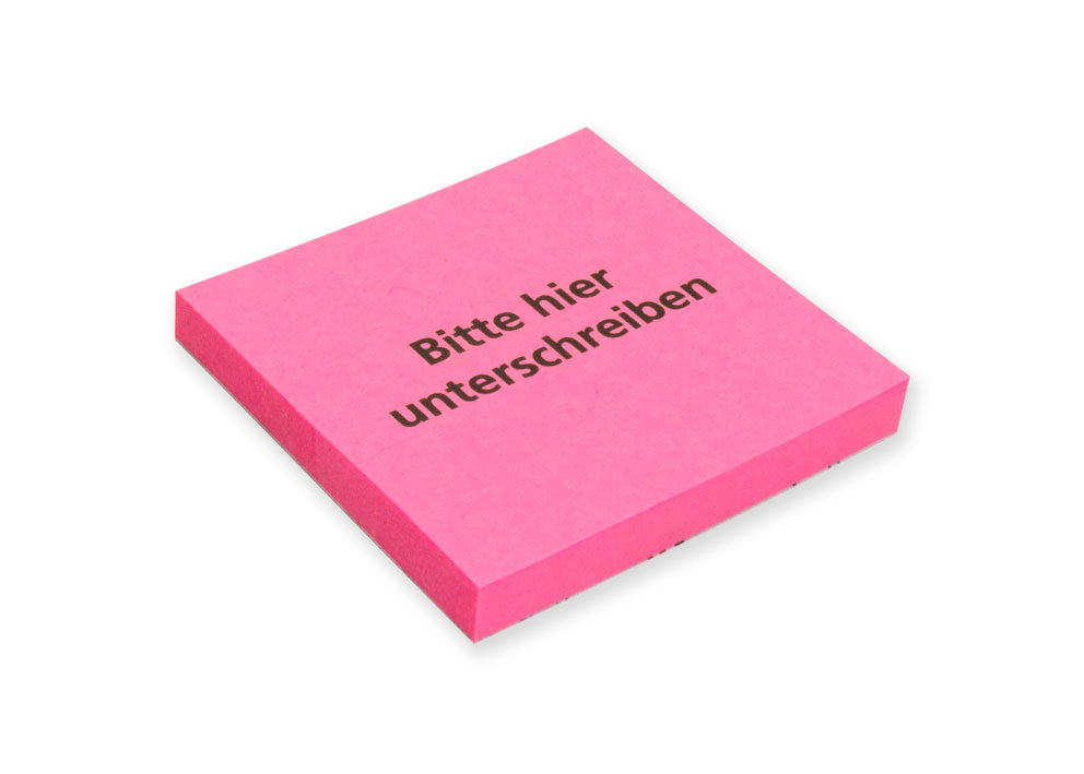 Hafti Haftnotizen "Bitte hier unterschreiben"