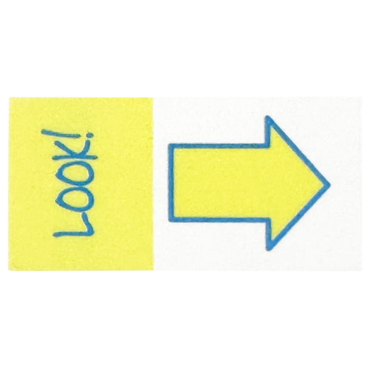 Bedruckte "Sign Here" Page Marker