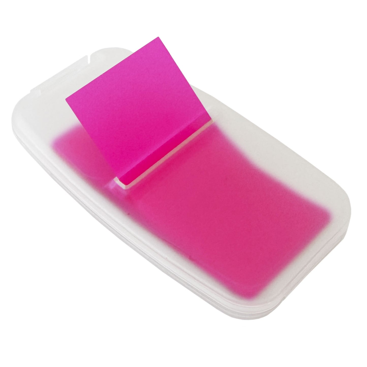 Page Marker in transparentem Spender
