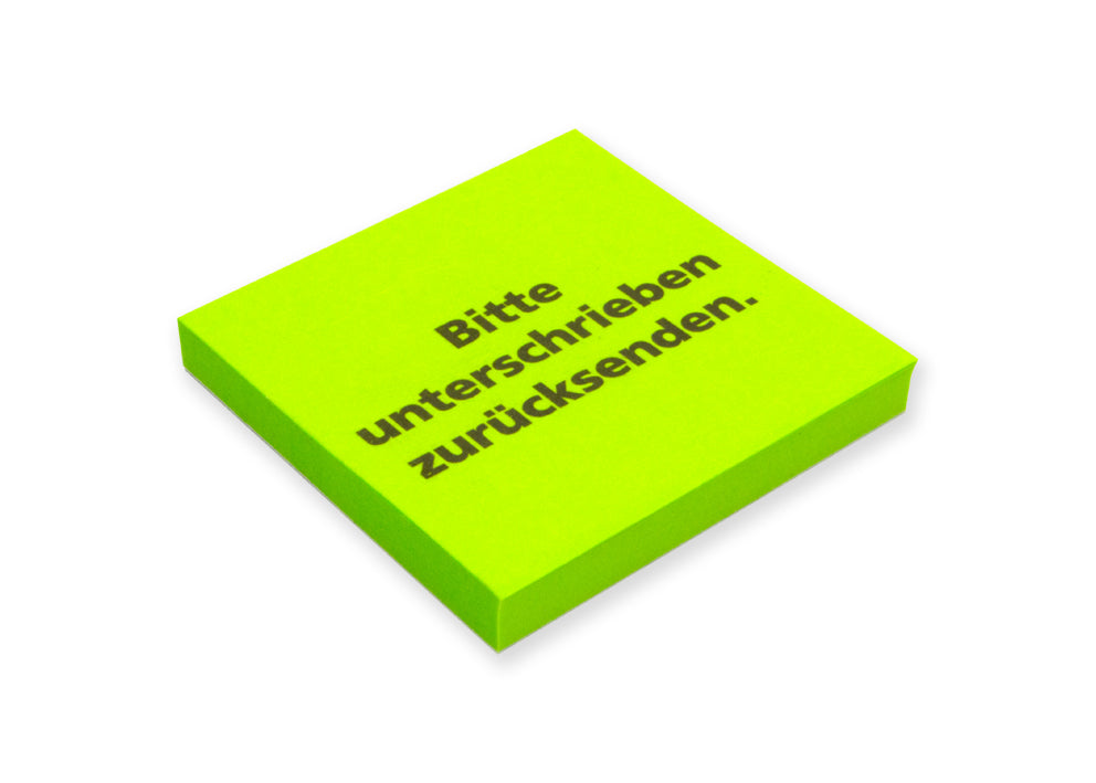 Hafti Haftnotizen "Bitte unterschrieben zurücksenden"
