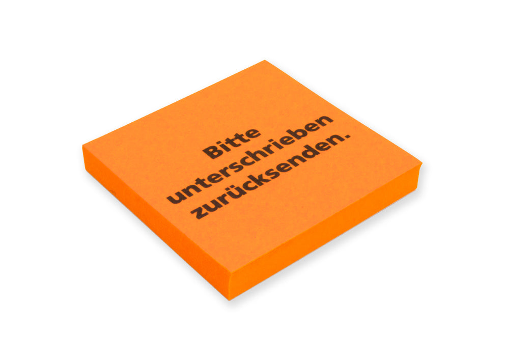 Hafti Haftnotizen "Bitte unterschrieben zurücksenden"