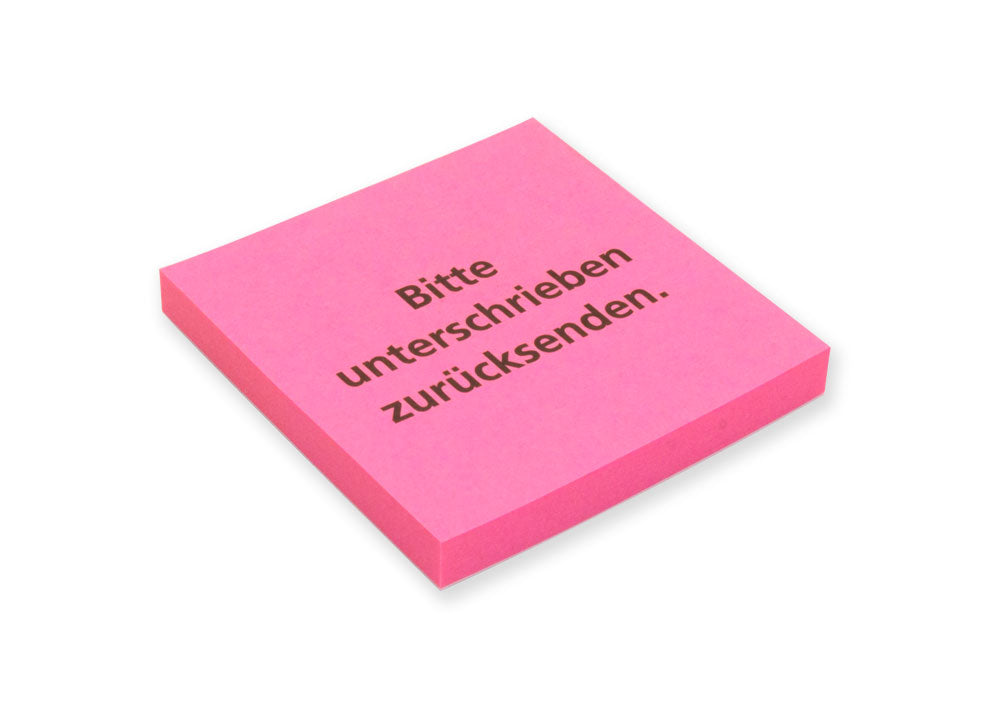 Hafti Haftnotizen "Bitte unterschrieben zurücksenden"